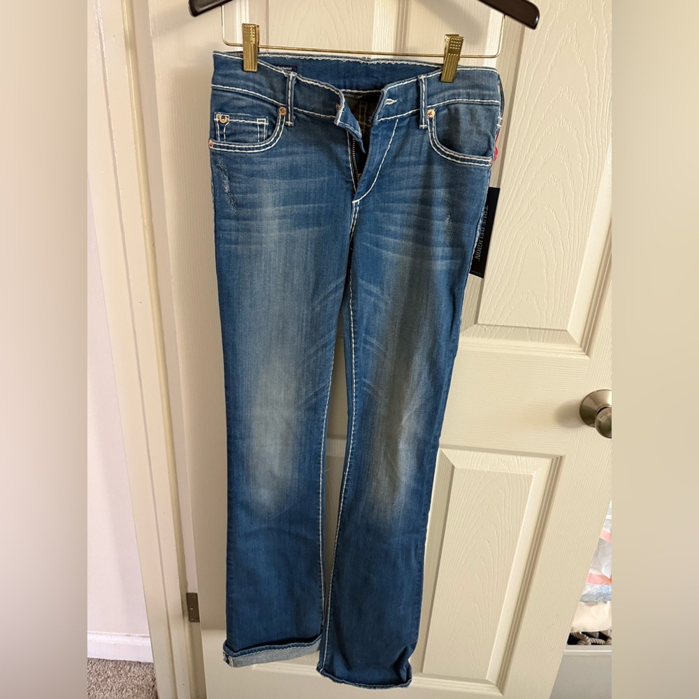 True Religion Blue Boot Cut Jeans